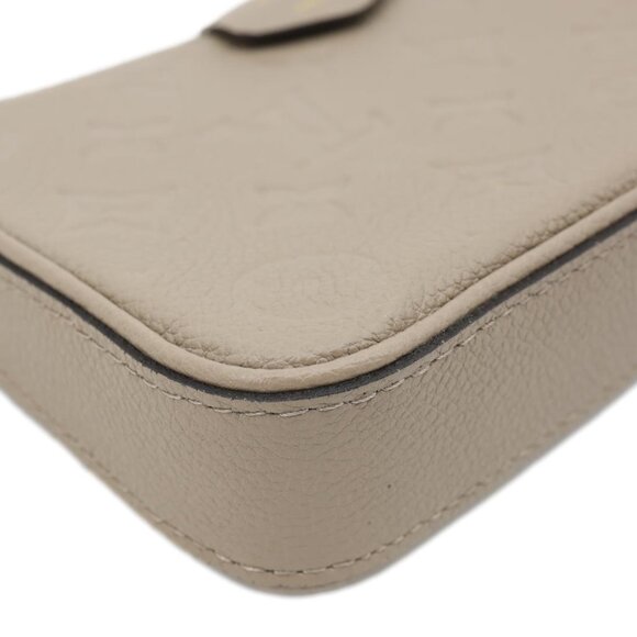 Louis Vuitton Easy Pouch On Strap Empreinte Leather Shoulder Bag Beige - Picture 8 of 13